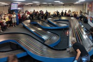 At a slot cars competition